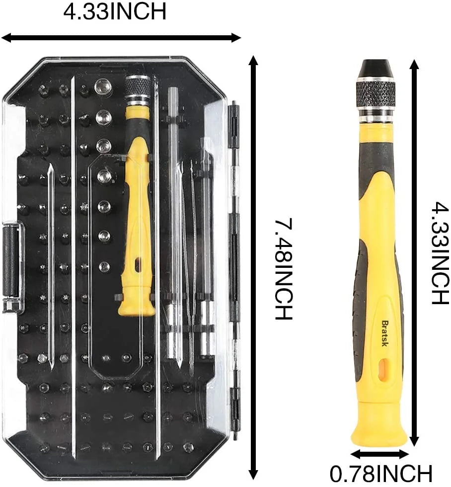 Professional Repair Precision Screwdriver Set 77 Piece Tool Kit Screwdriver Kit for Phones Tablets