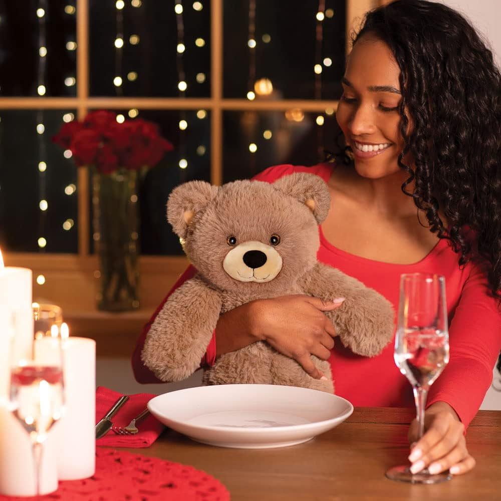 Brown Teddy Bear Stuffed Animal - Cuddly Cozy Bear Plush, Hand-Stitched in Vermont - 18 Inch - Romantic Gift for Kids & Adults - Oh so Soft Collection