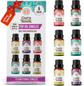 Essential Oils Set – 6 Pack (10Ml Each), Lavender, Peppermint, Eucalyptus, Lemongrass, Grapefruit & Ylang Ylang, 100% Natural Aromatherapy Oils for Diffuser, Massage & DIY Candle Making
