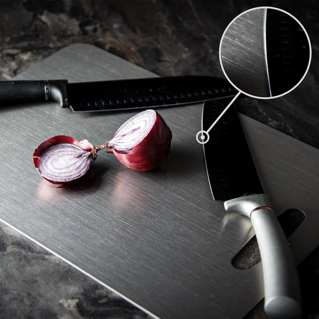 Revolutionary SteelCut Antimicrobial Cutting Board - The Ultimate Kitchen Essential