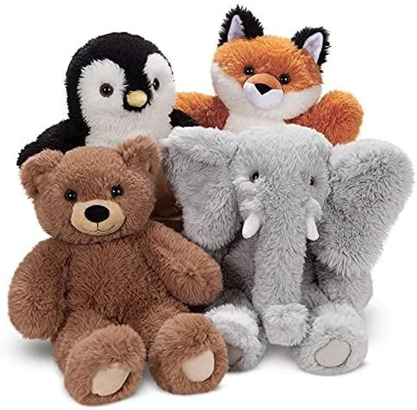 Brown Teddy Bear Stuffed Animal - Cuddly Cozy Bear Plush, Hand-Stitched in Vermont - 18 Inch - Romantic Gift for Kids & Adults - Oh so Soft Collection