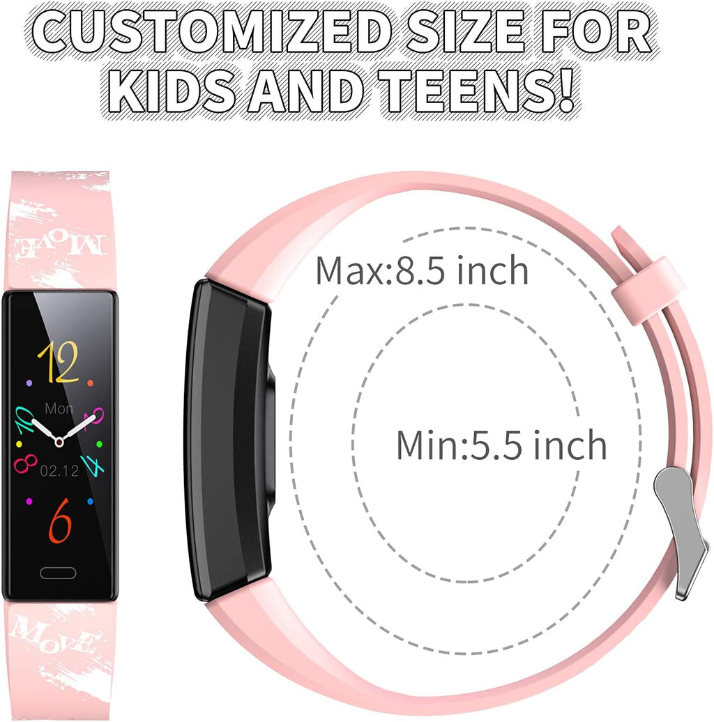 Exciting Kids Fitness Tracker Watch - IP68 Waterproof Smartwatch with 11 Sport Modes, Pedometer, and Heart Rate Monitor for Ages 6-16
